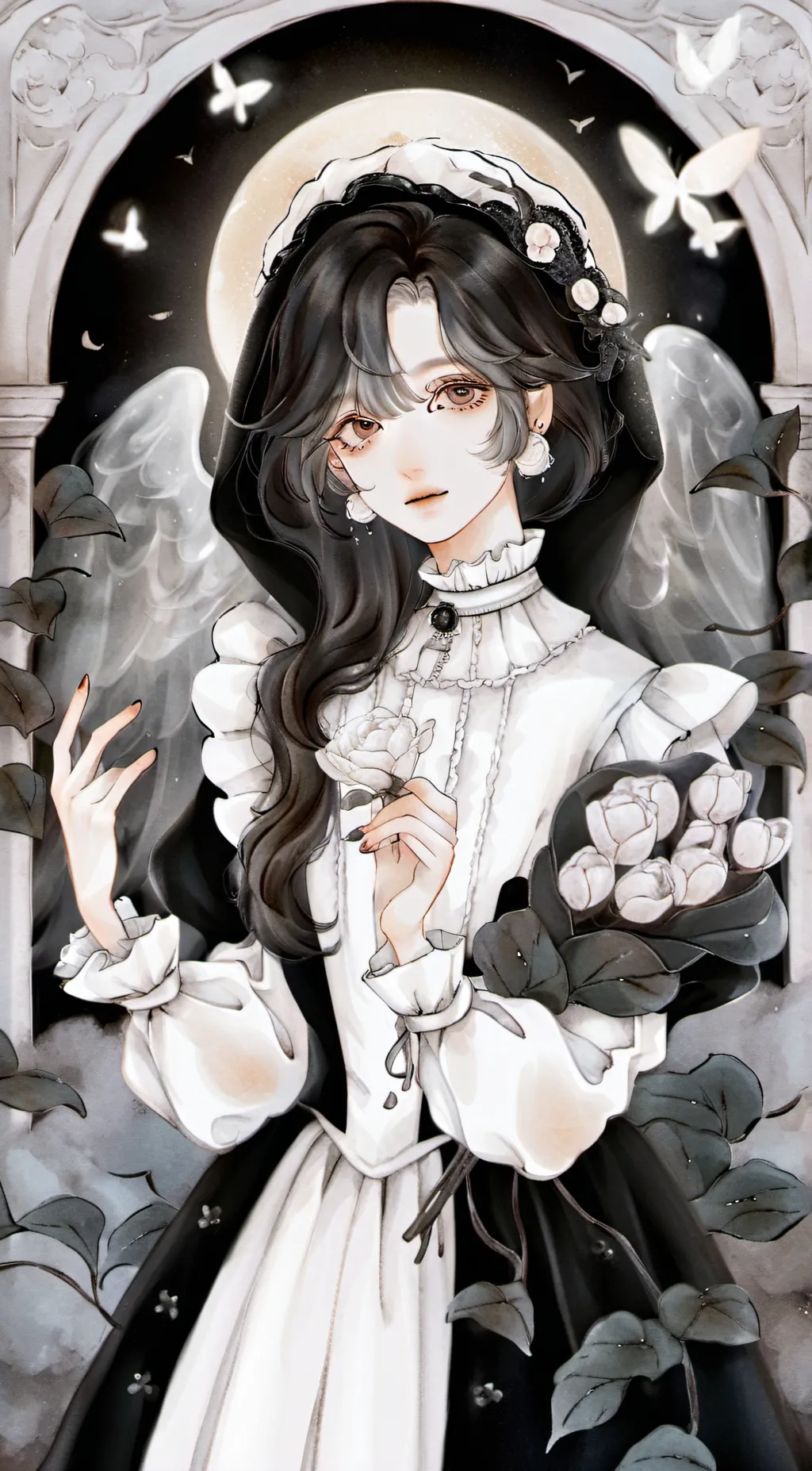ai character: angelica background