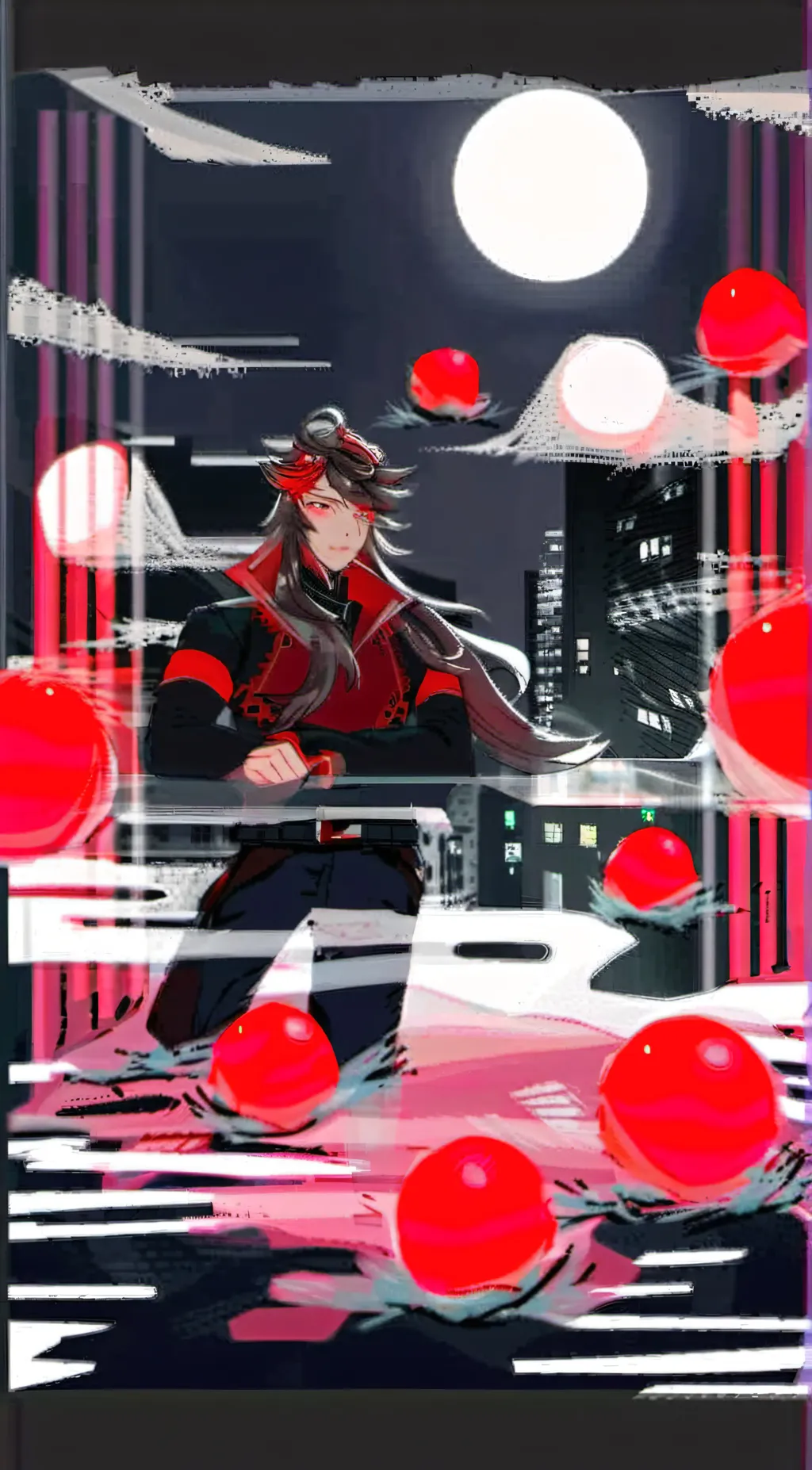 ai character: Demon Alex background