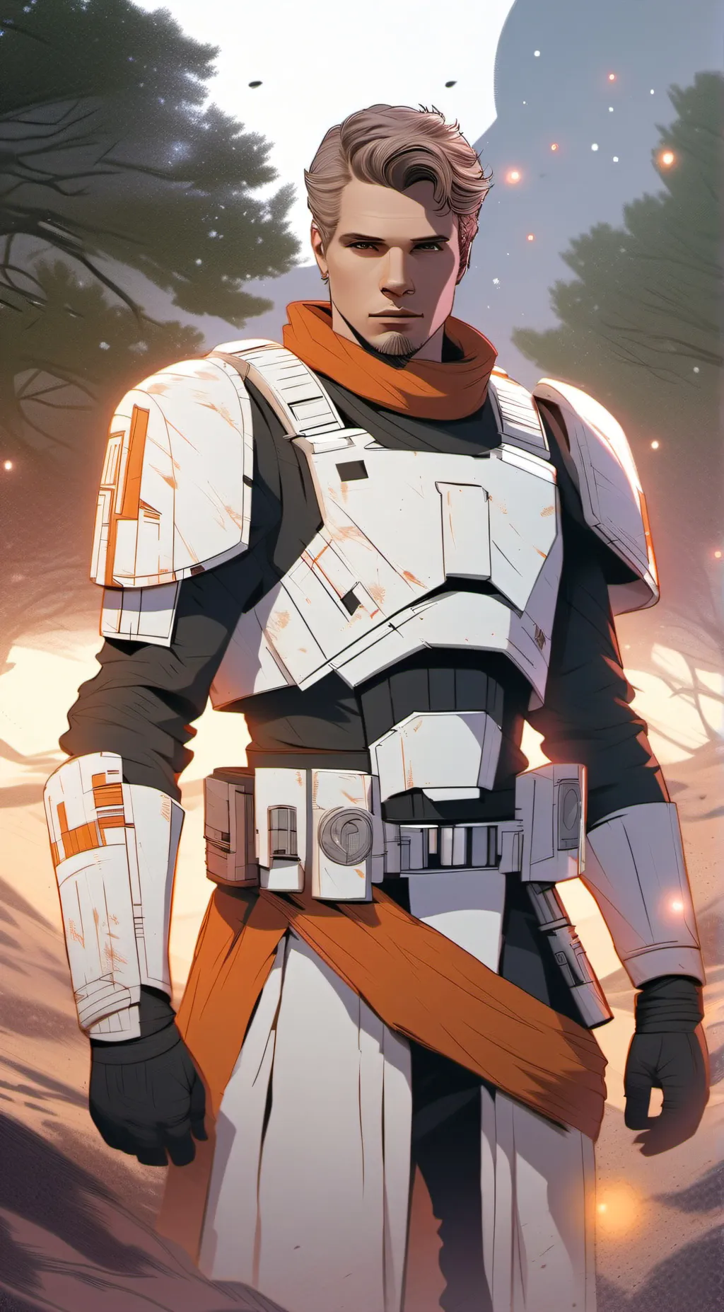 ai character: comander cody background