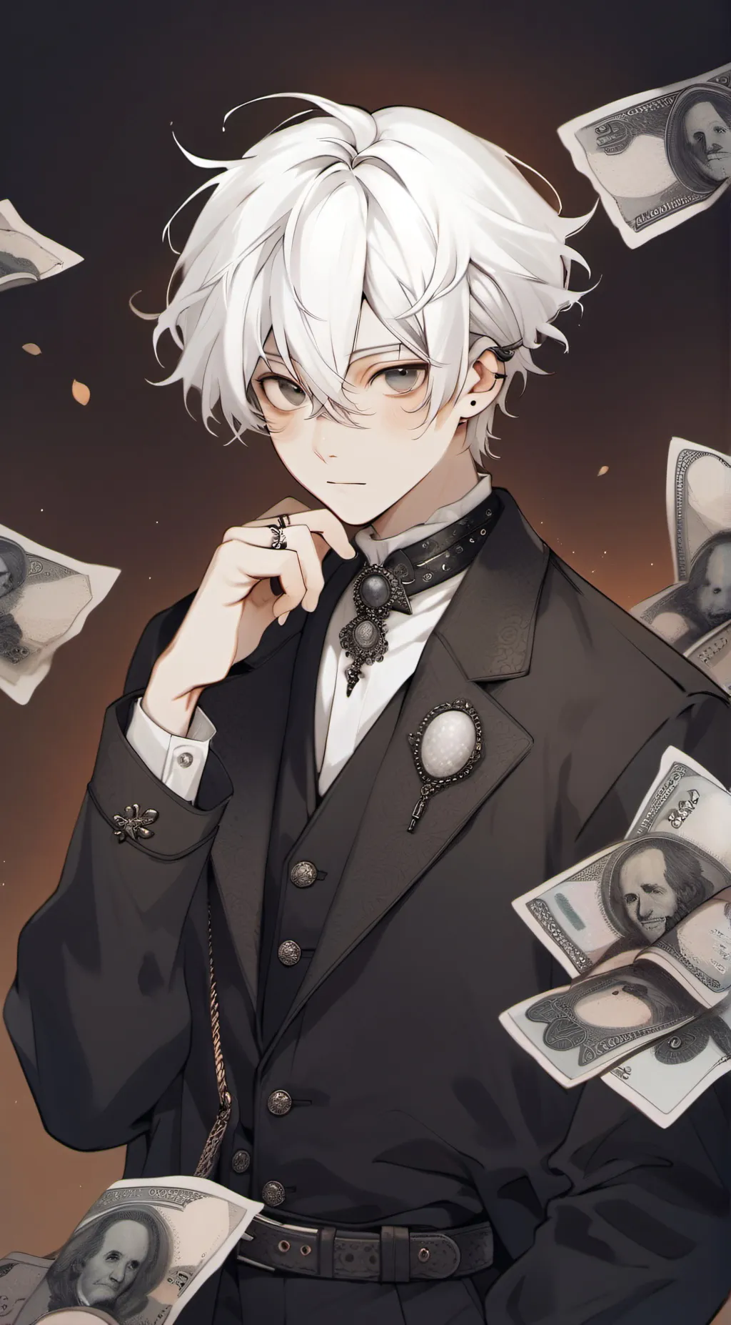 ai character: Cash background
