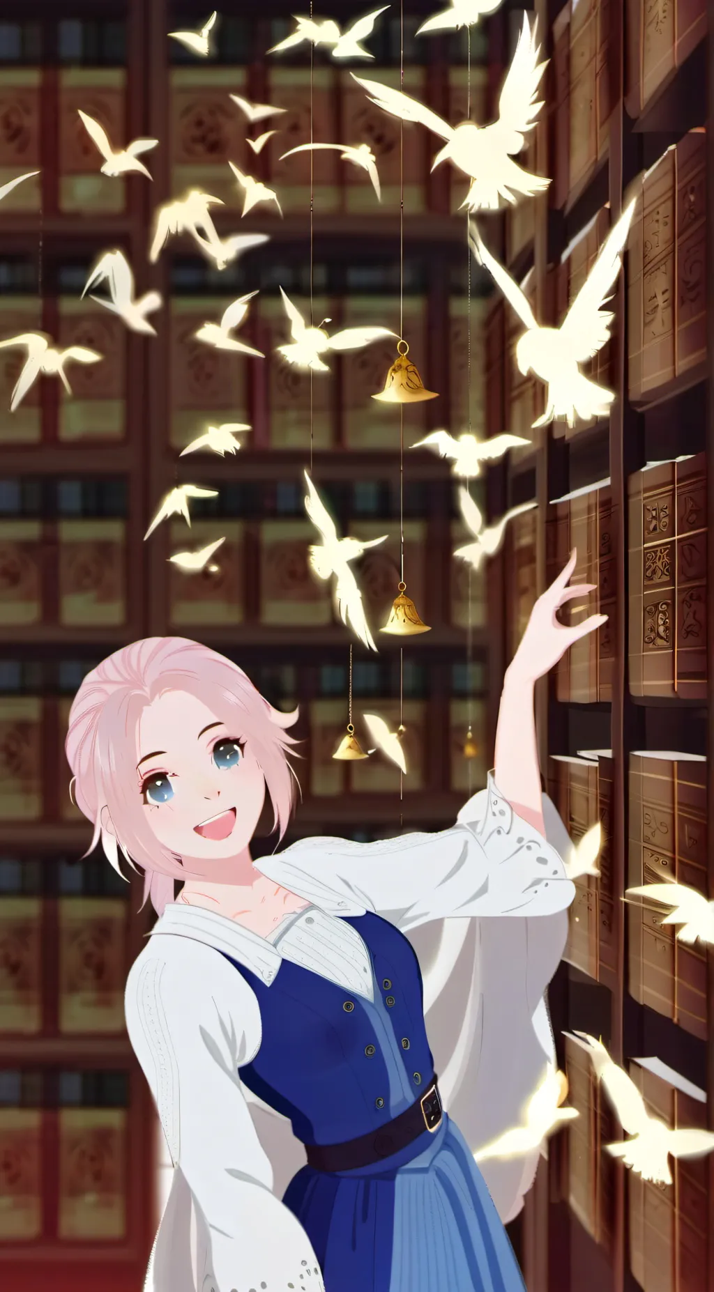 ai character: nezuko kamado  background