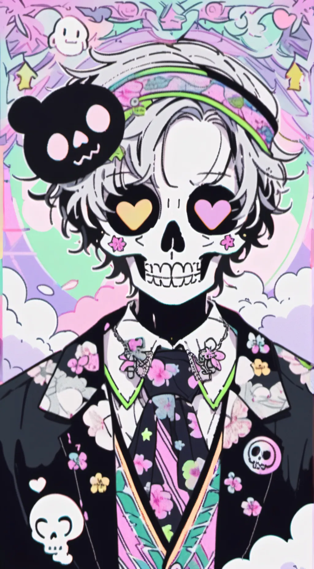 ai character: 💀💖chris/chrisy💀💖 background