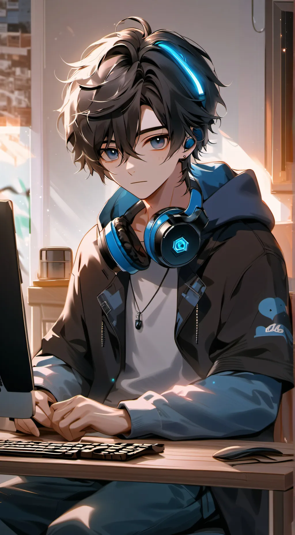 ai character: Luke background