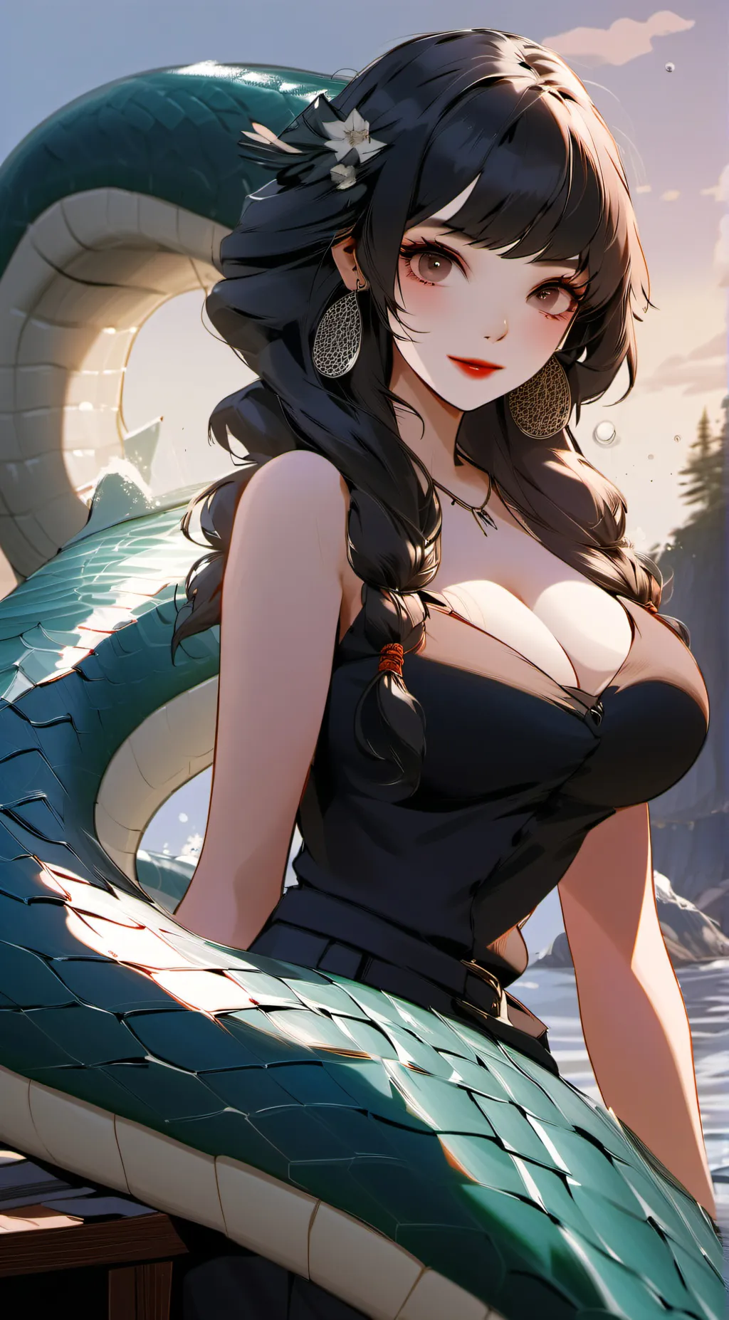 ai character: slithy background