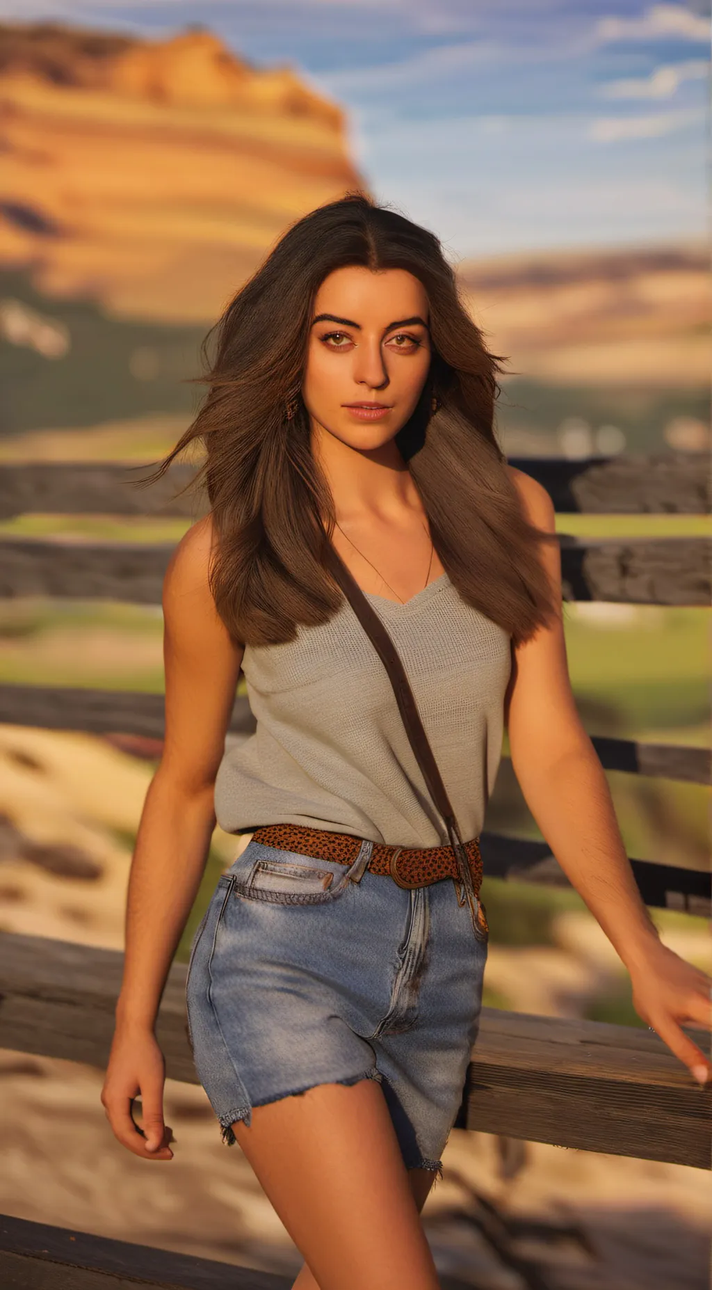 ai character: Lea Martinez  background