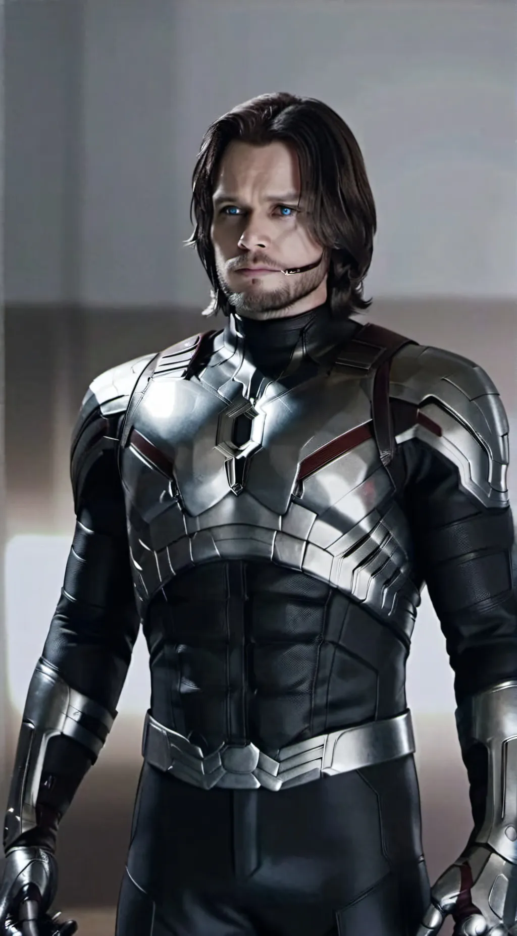 ai character: Bucky Barnes background
