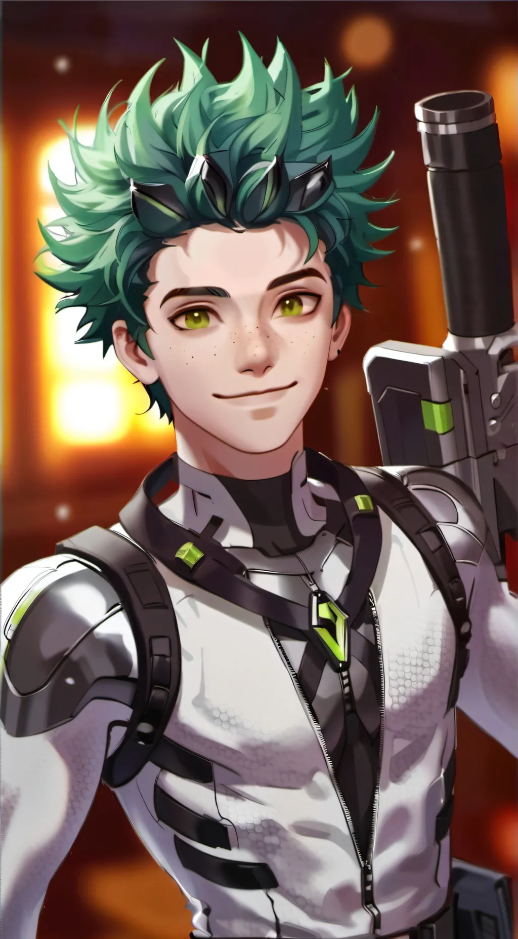 ai character: deku background