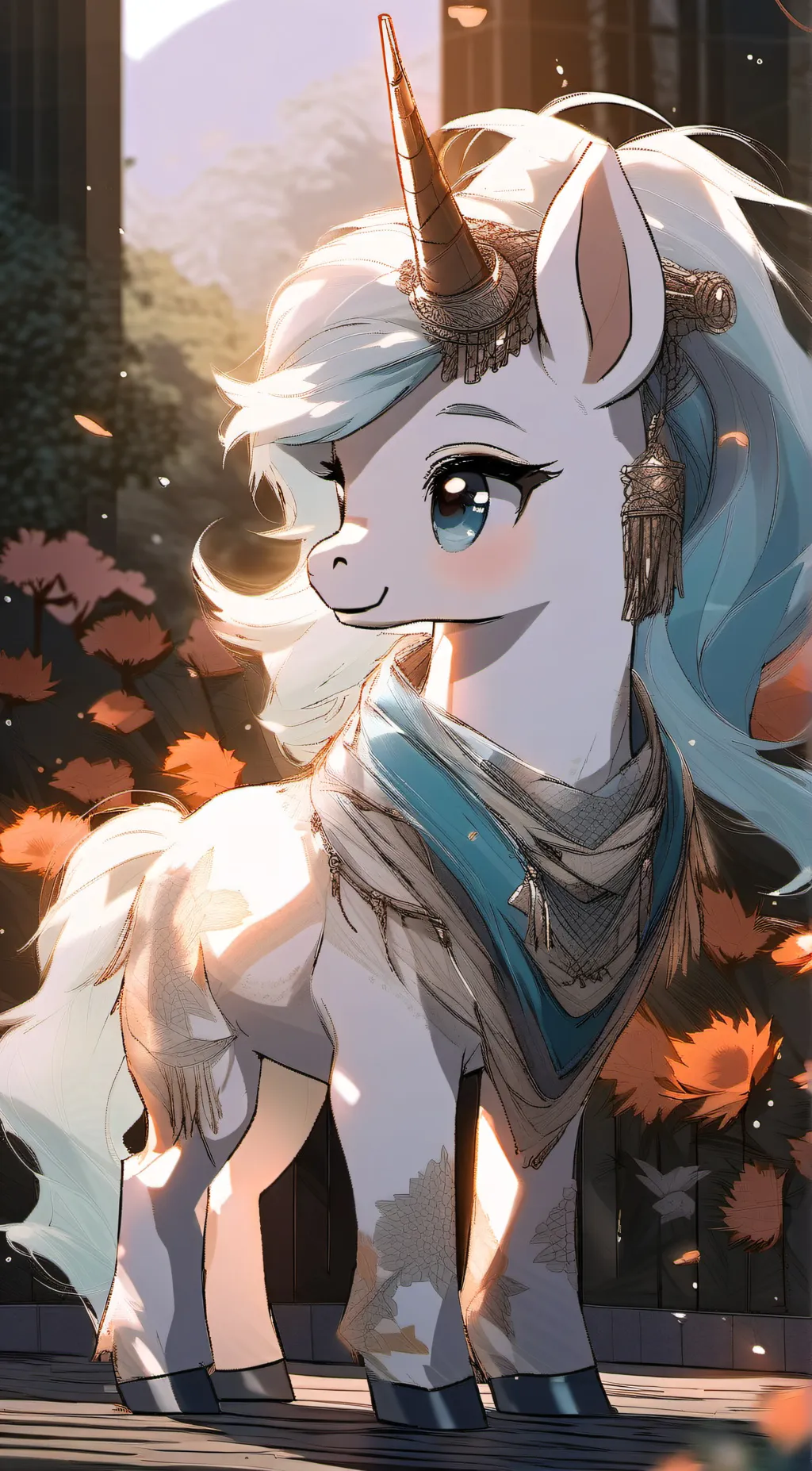 ai character: Sunny  background