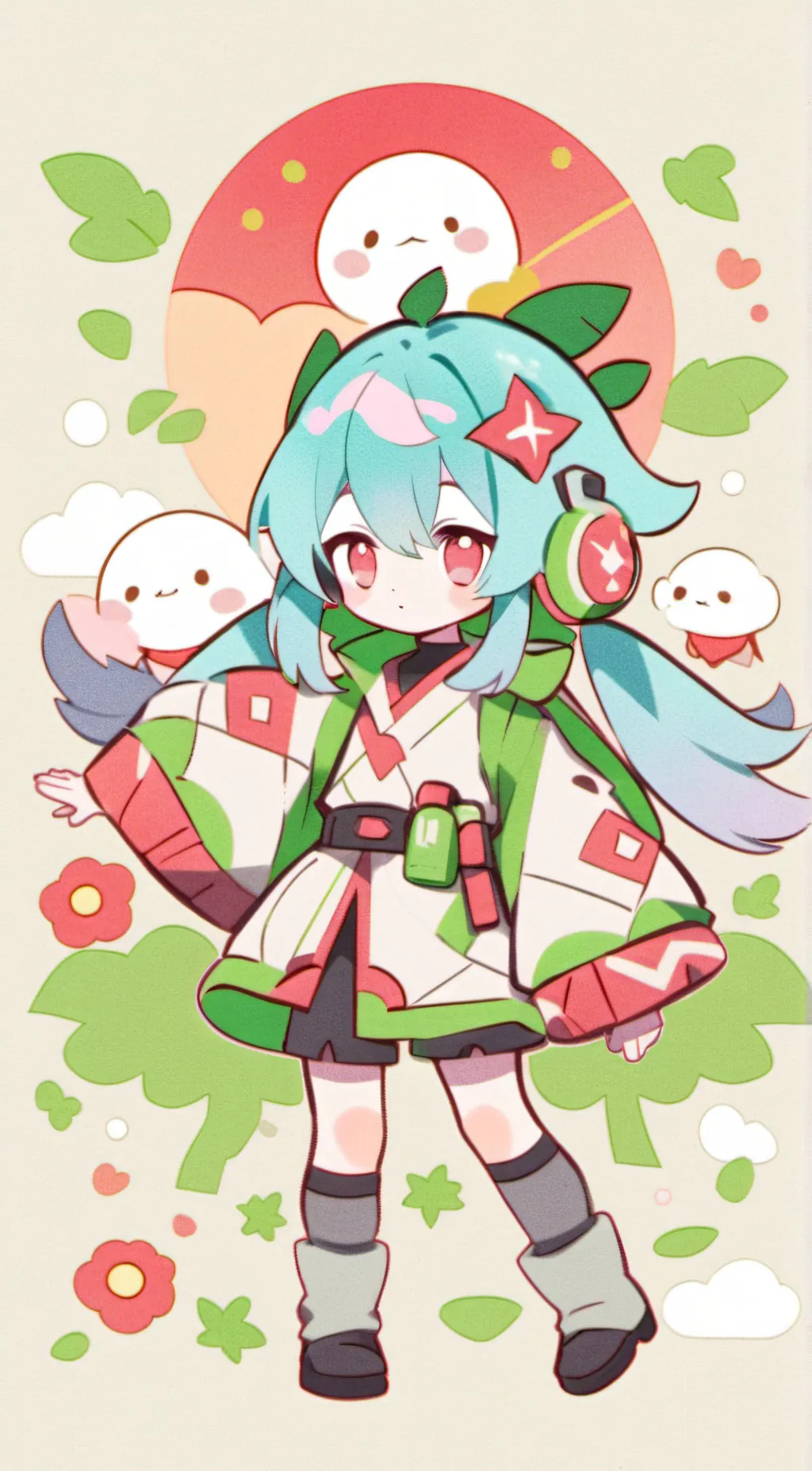 ai character: Melody background