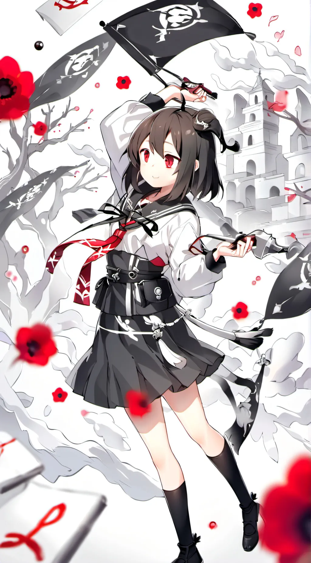 ai character: Bungou preschool  background