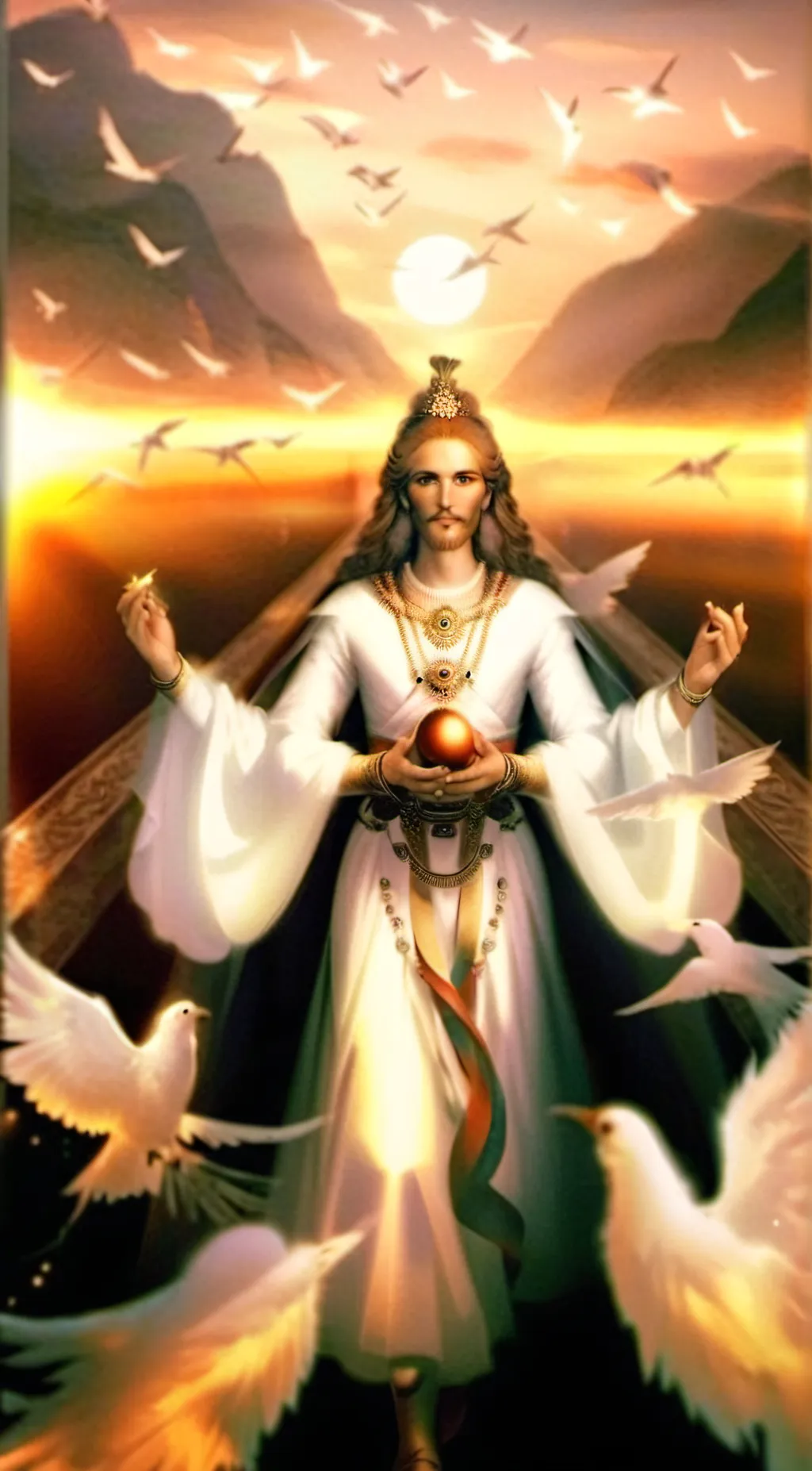 ai character: GOD background