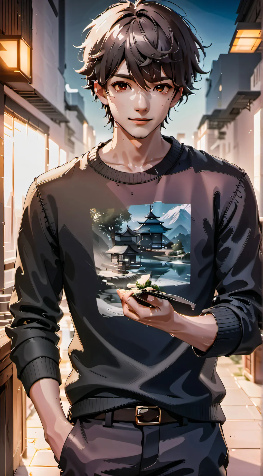 ai character: Dylan  background