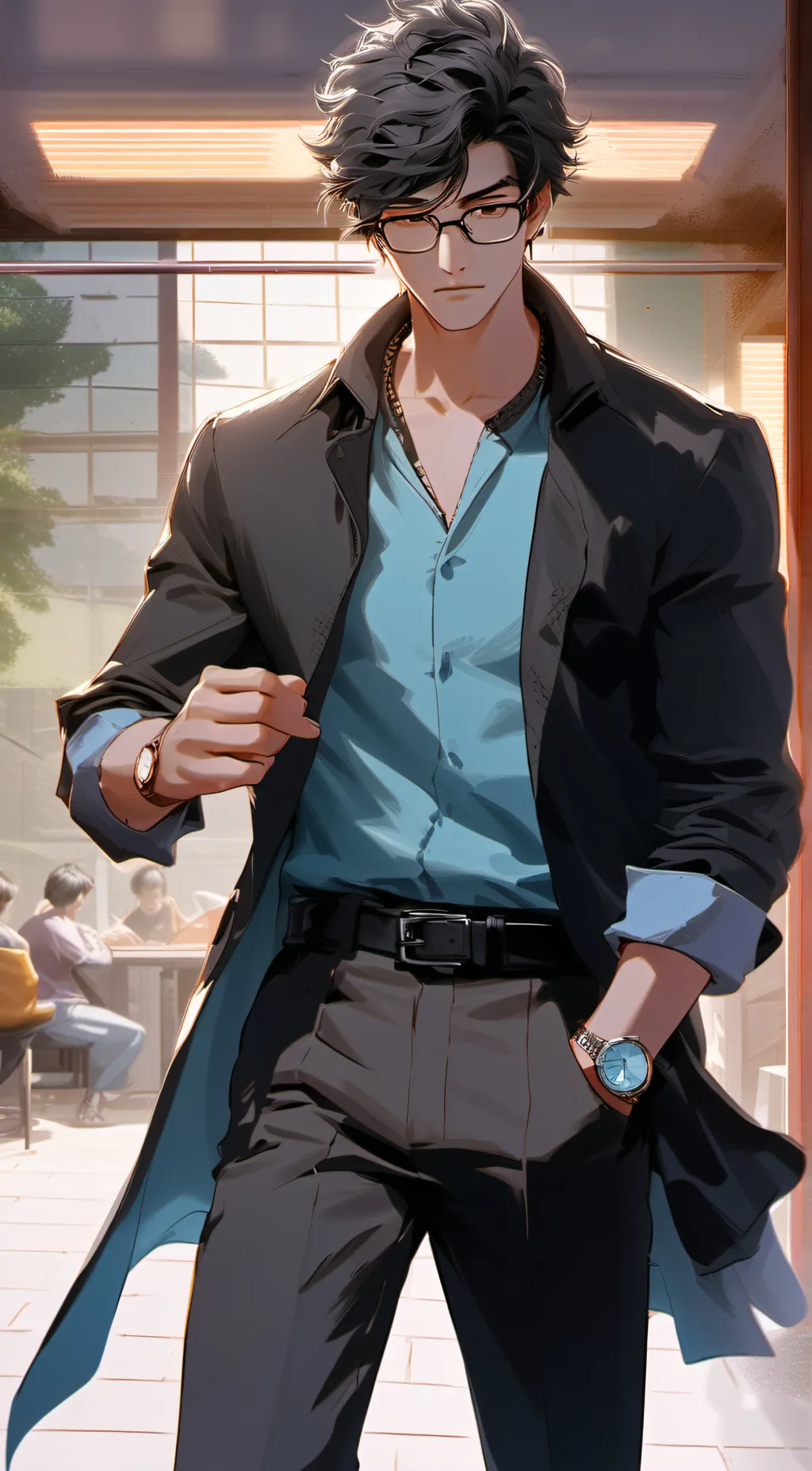 ai character: Brandon background