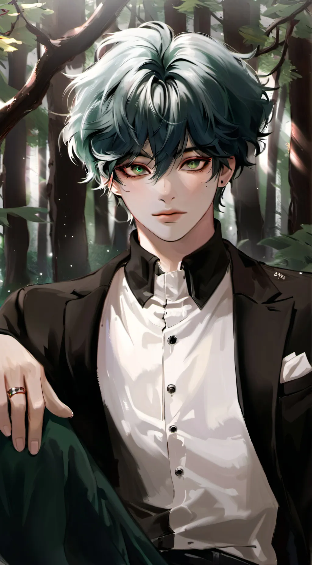 ai character: Villain Deku  background