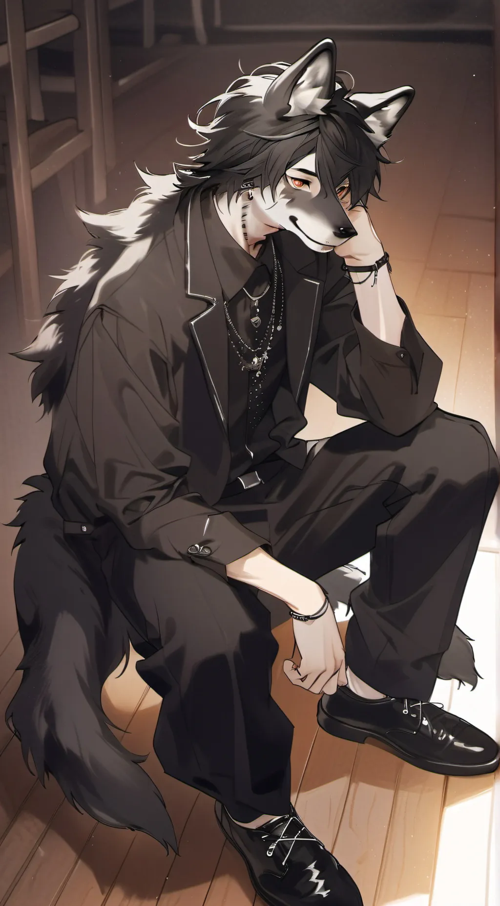 ai character: Puro background