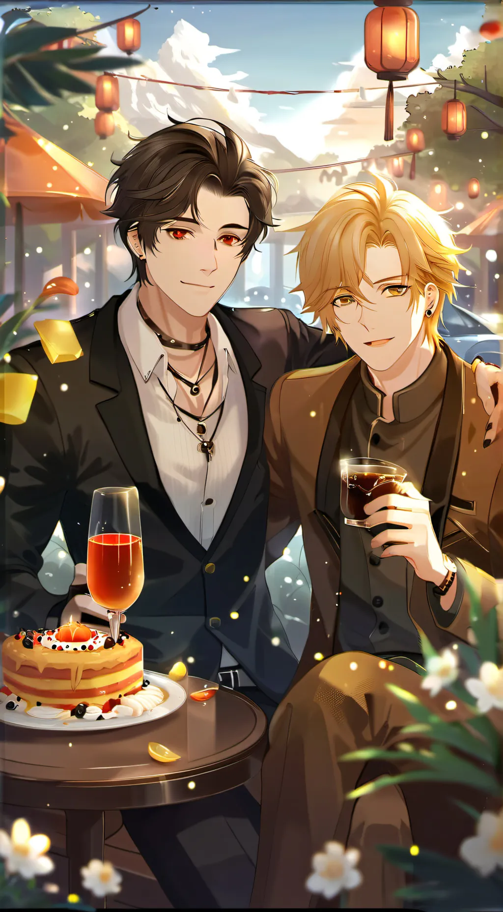 ai character: Cayden & Hayden background