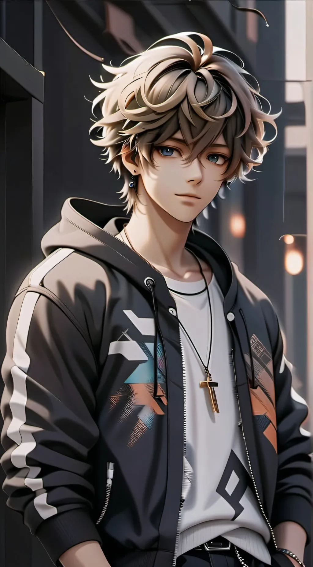 ai character: Leon background