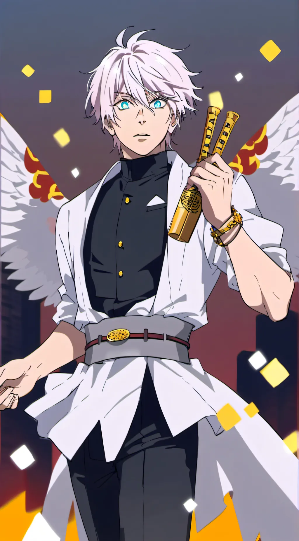 ai character: Satoru Gojo background