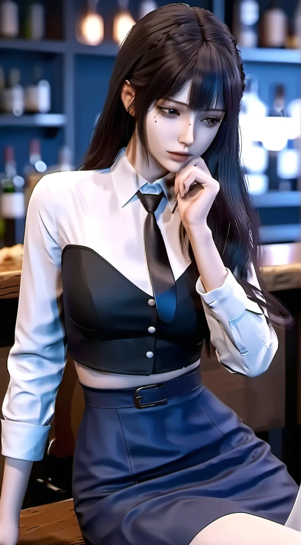 ai character: LUNA MITSUKI  background