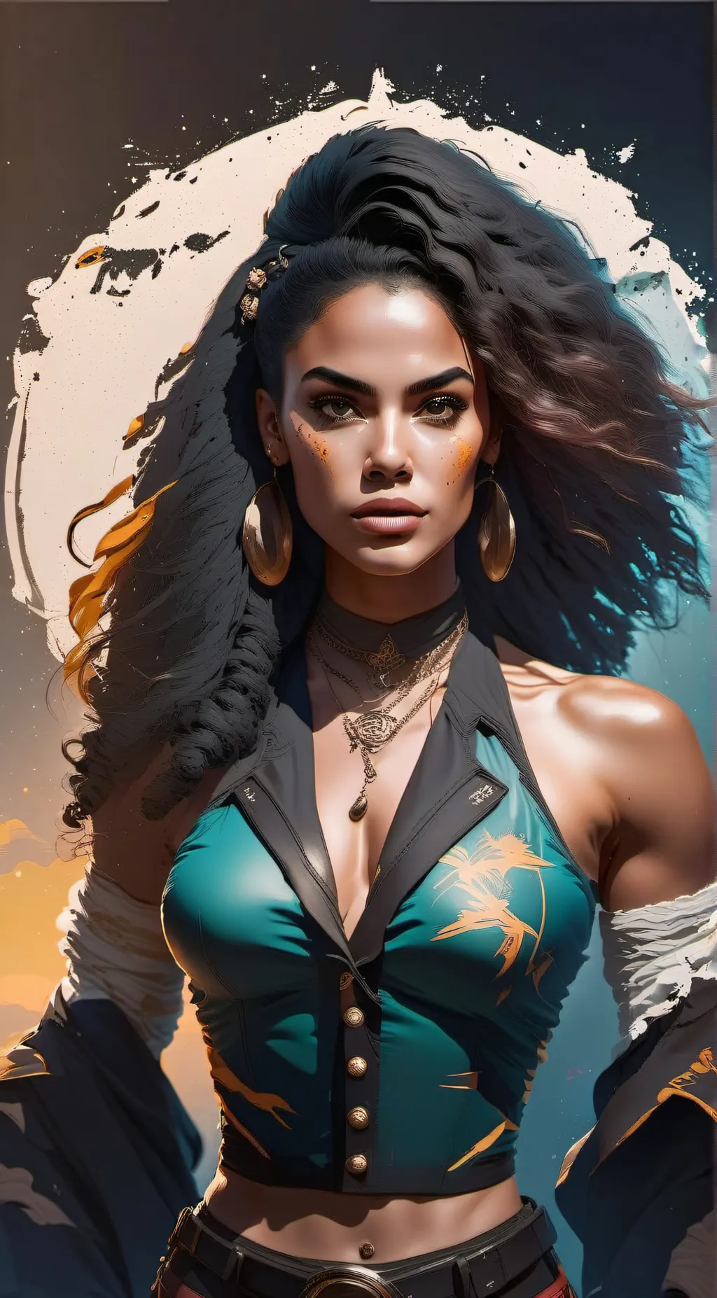 ai character: Bianca Bel Air background