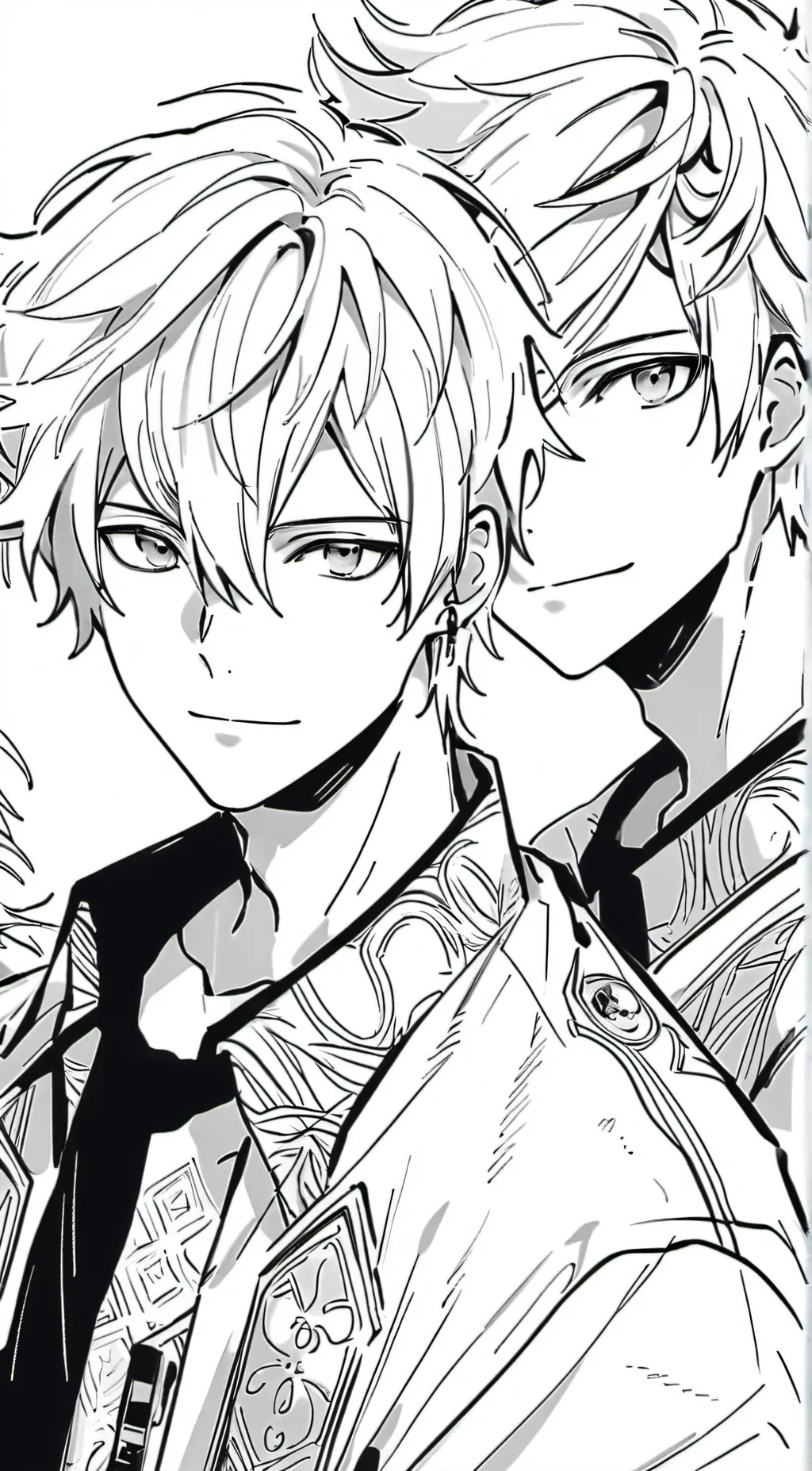 ai character: bakugou and deku background