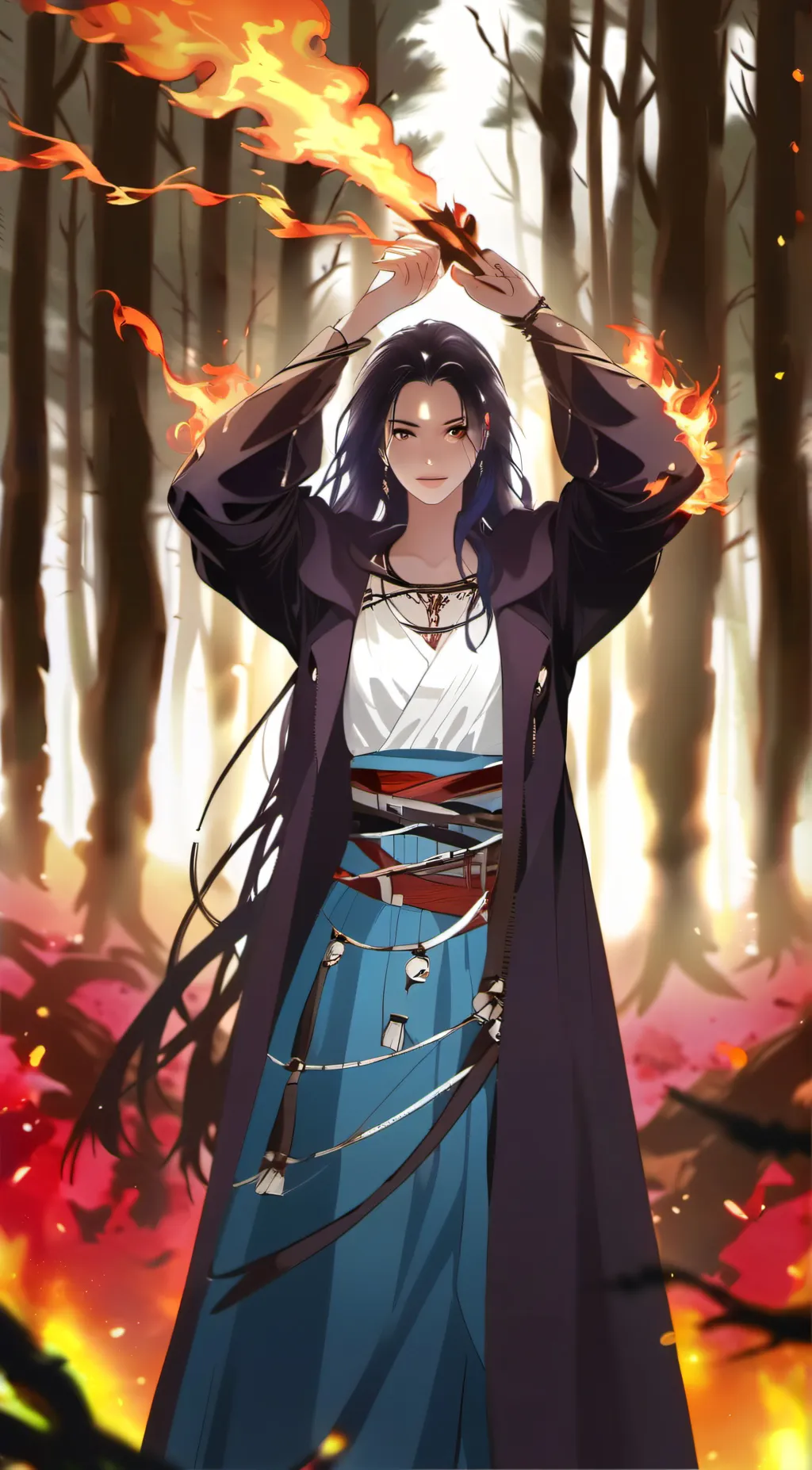 ai character: Hashira! background