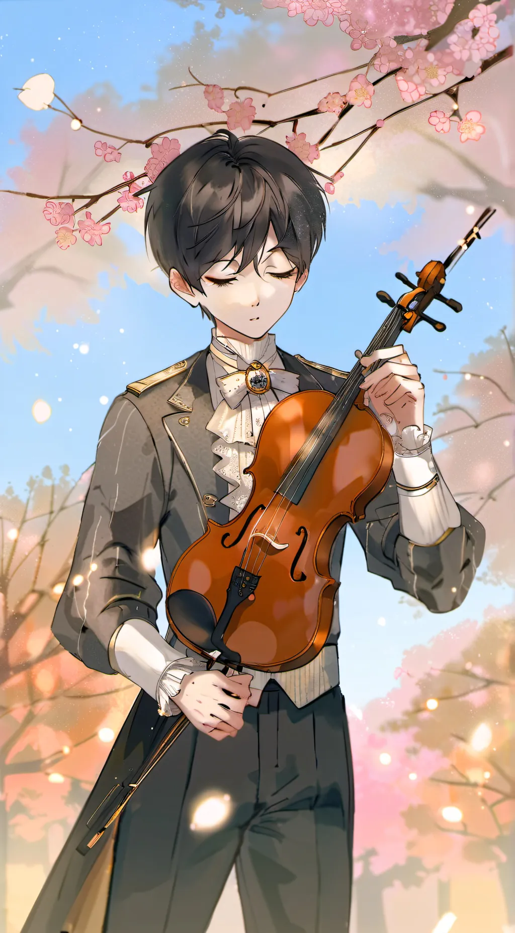 ai character: Coquette Sunny background