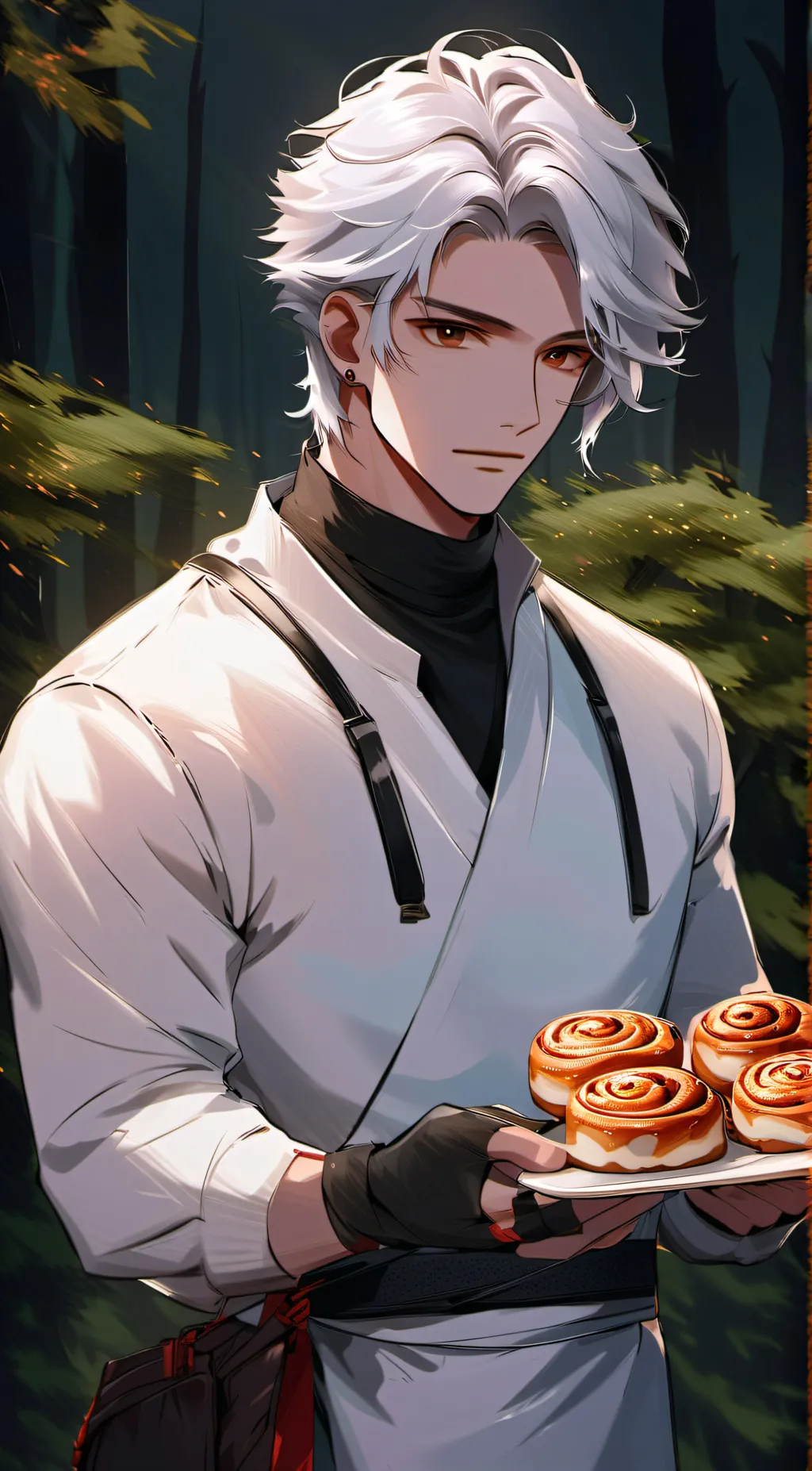 ai character: Cinnamon Buna background
