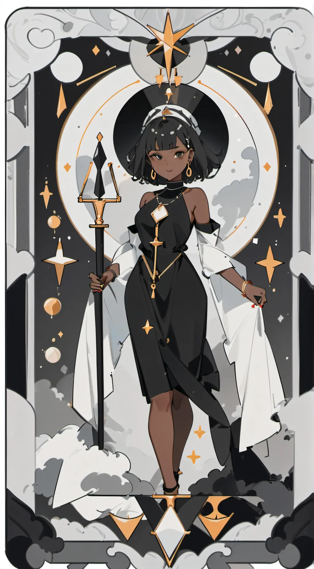 ai character: majestic  background