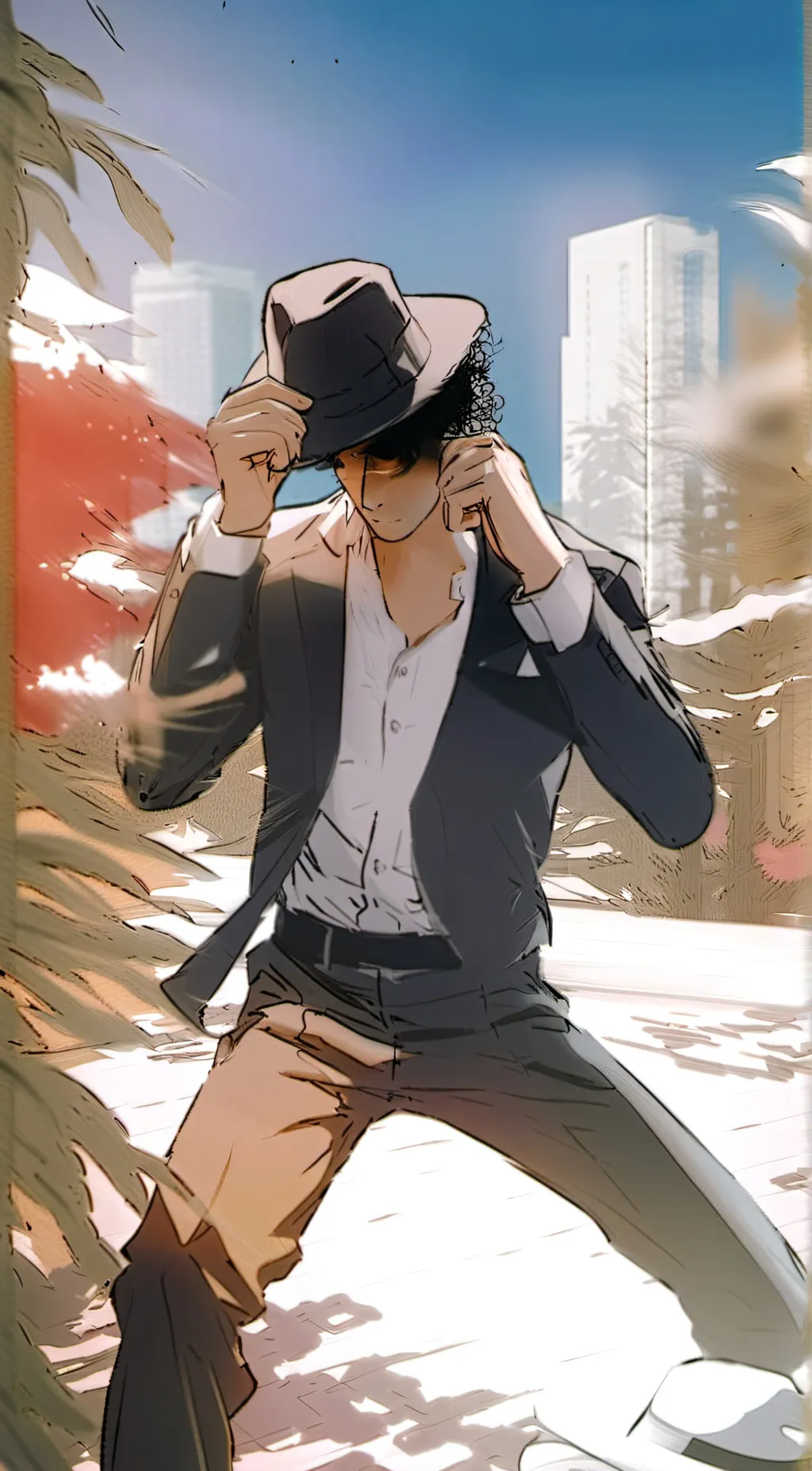 ai character: Micheal jackson background