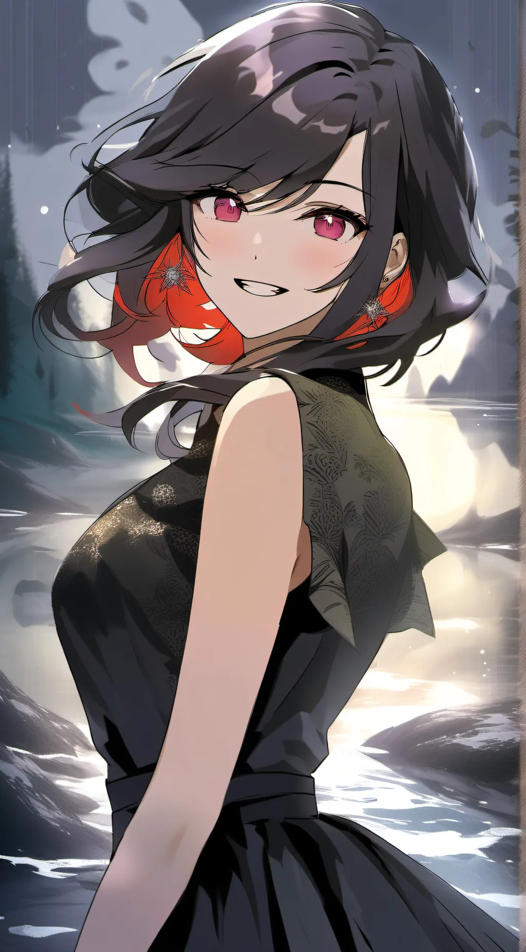 ai character: luna background
