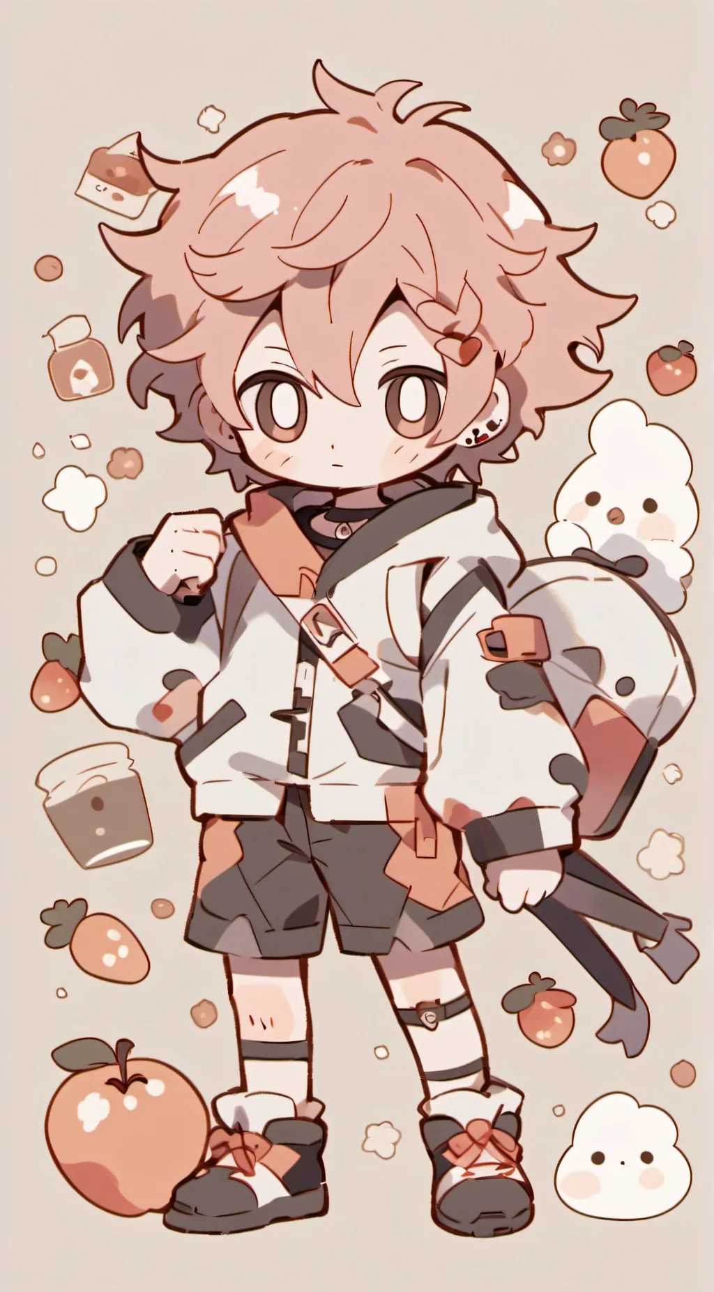 ai character: ⏤͟͟͞͞  ✧ BAKUGO. ! background
