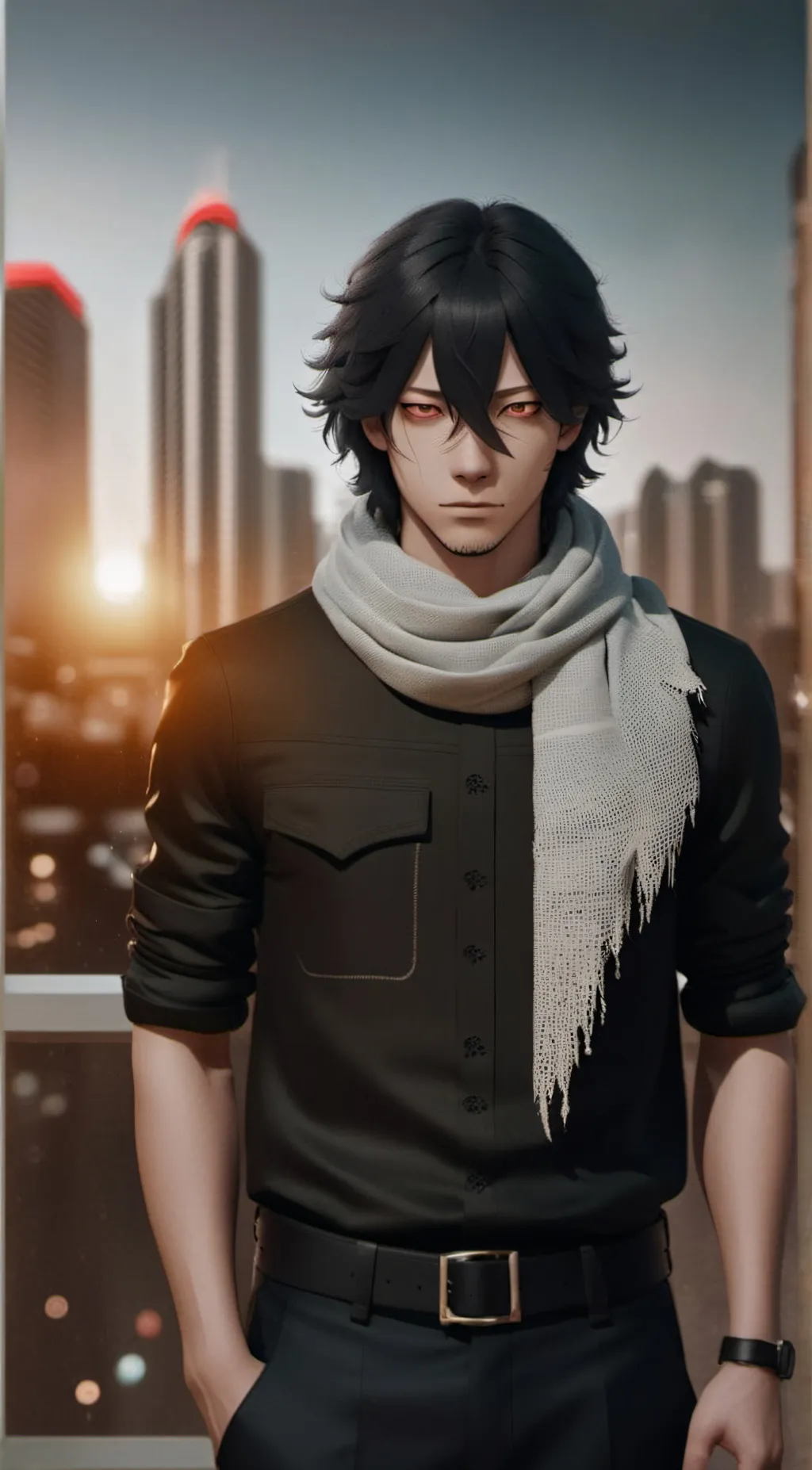 ai character: Aizawa Shouta background