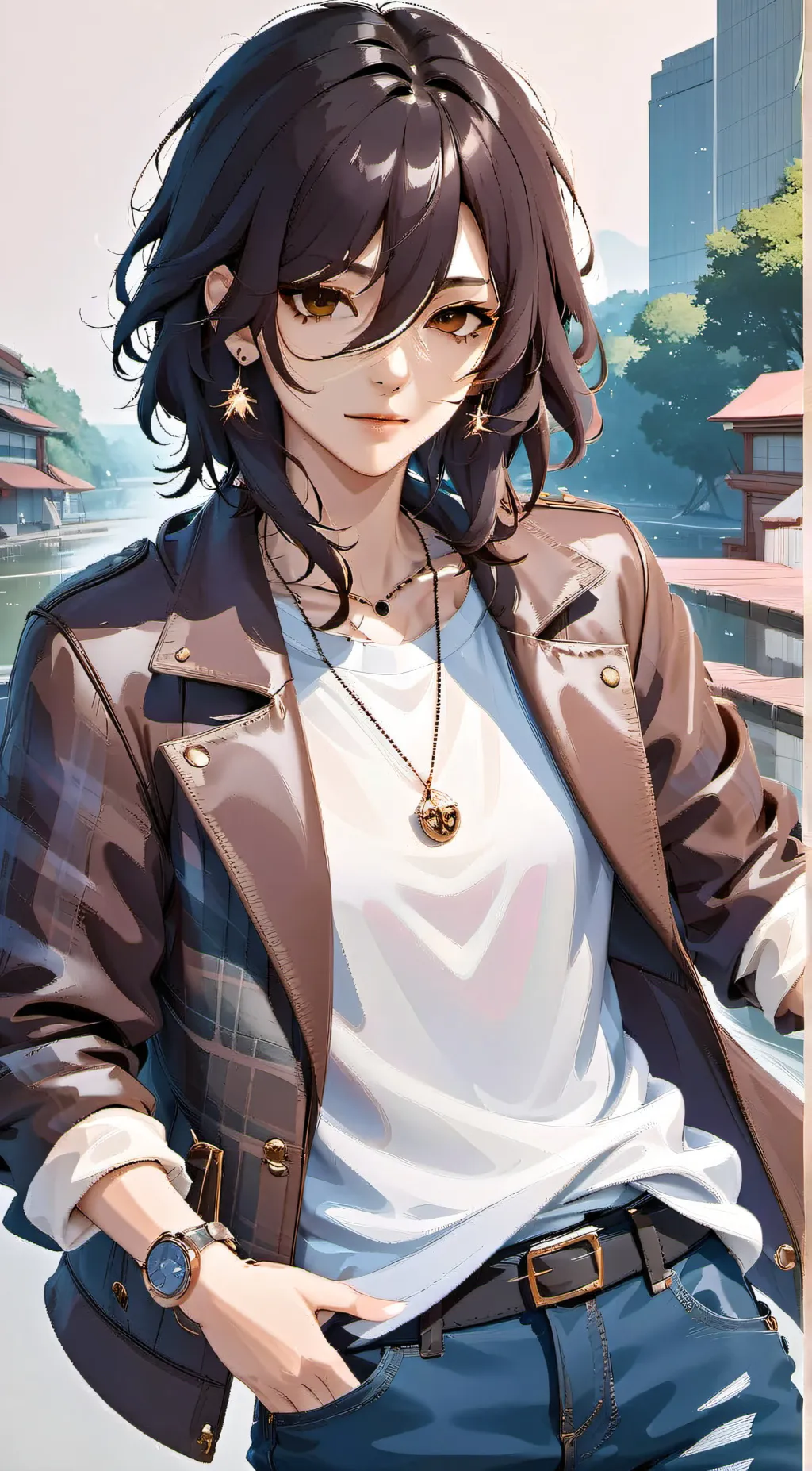 ai character:  Lesbian Roommate background