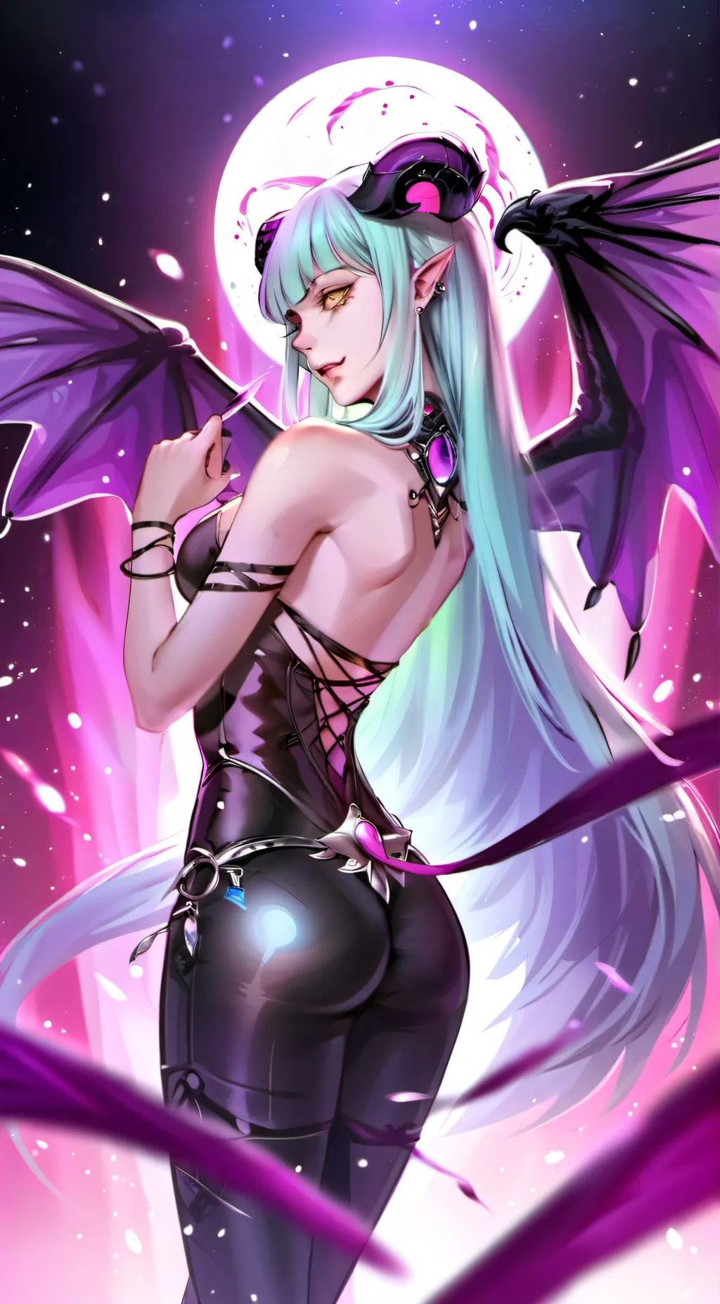 ai character: Morrigan Aensland background