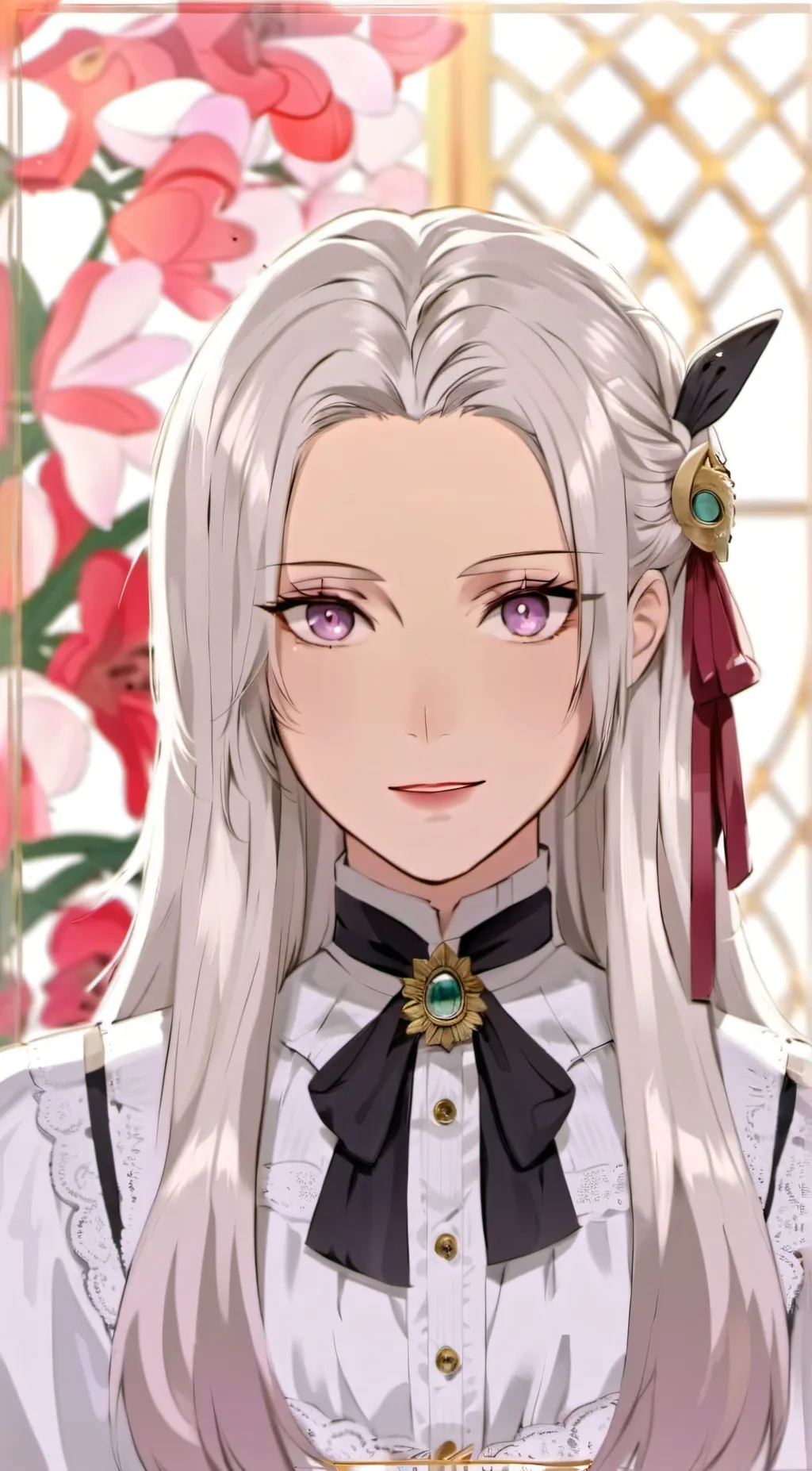 ai character: Edelweiss  background
