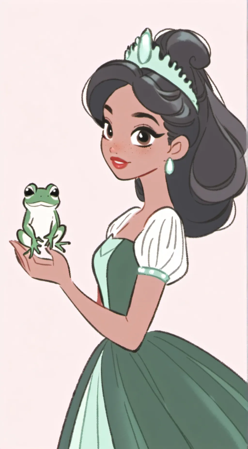 ai character: Tiana background