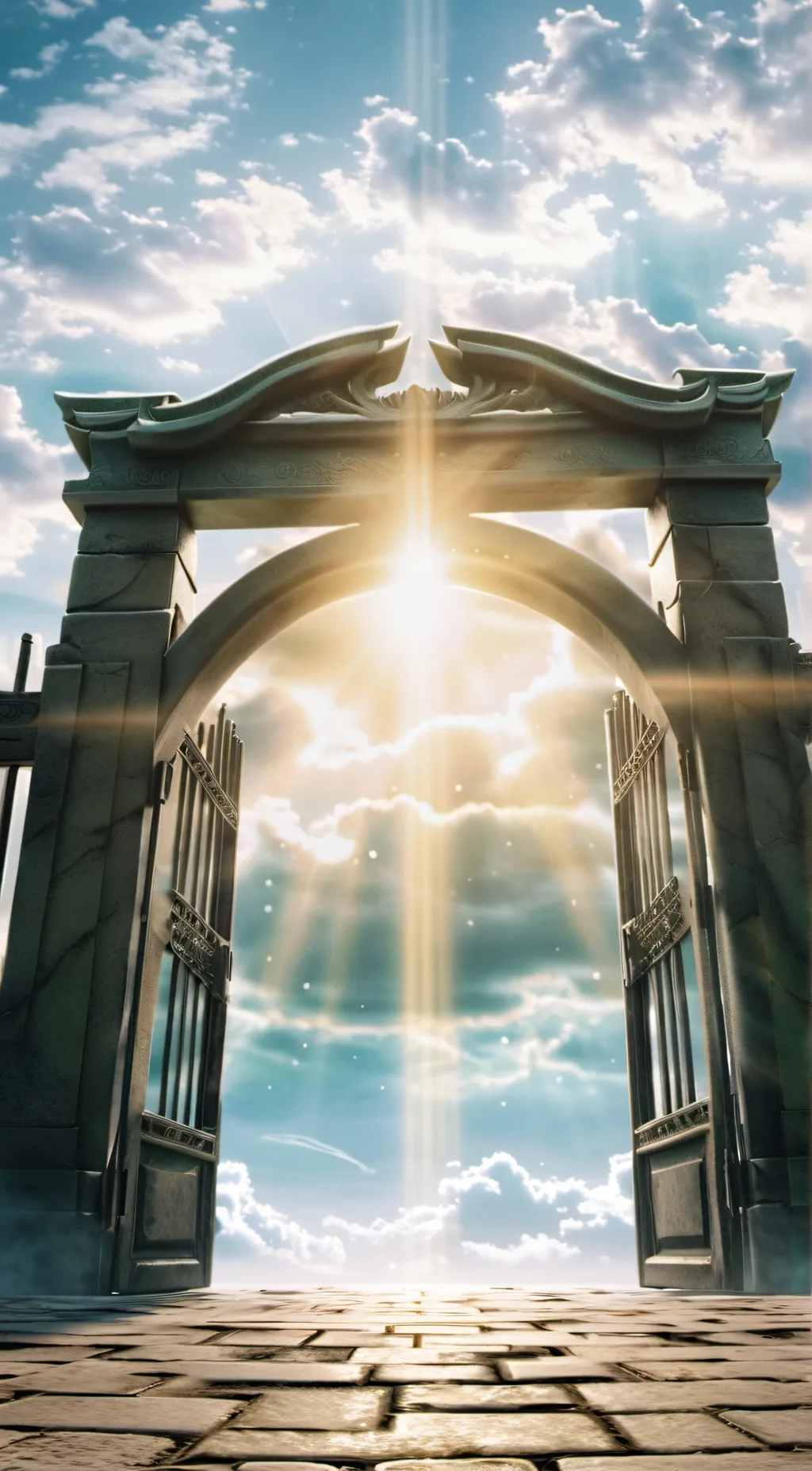 ai character: Heaven’s Check background