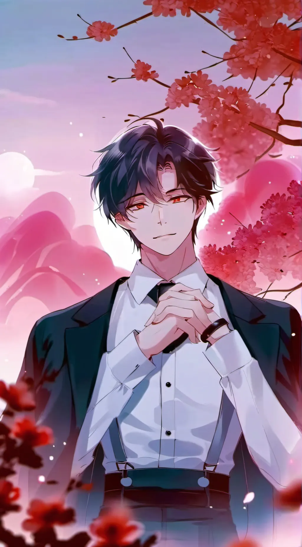 ai character: Enzo.  background