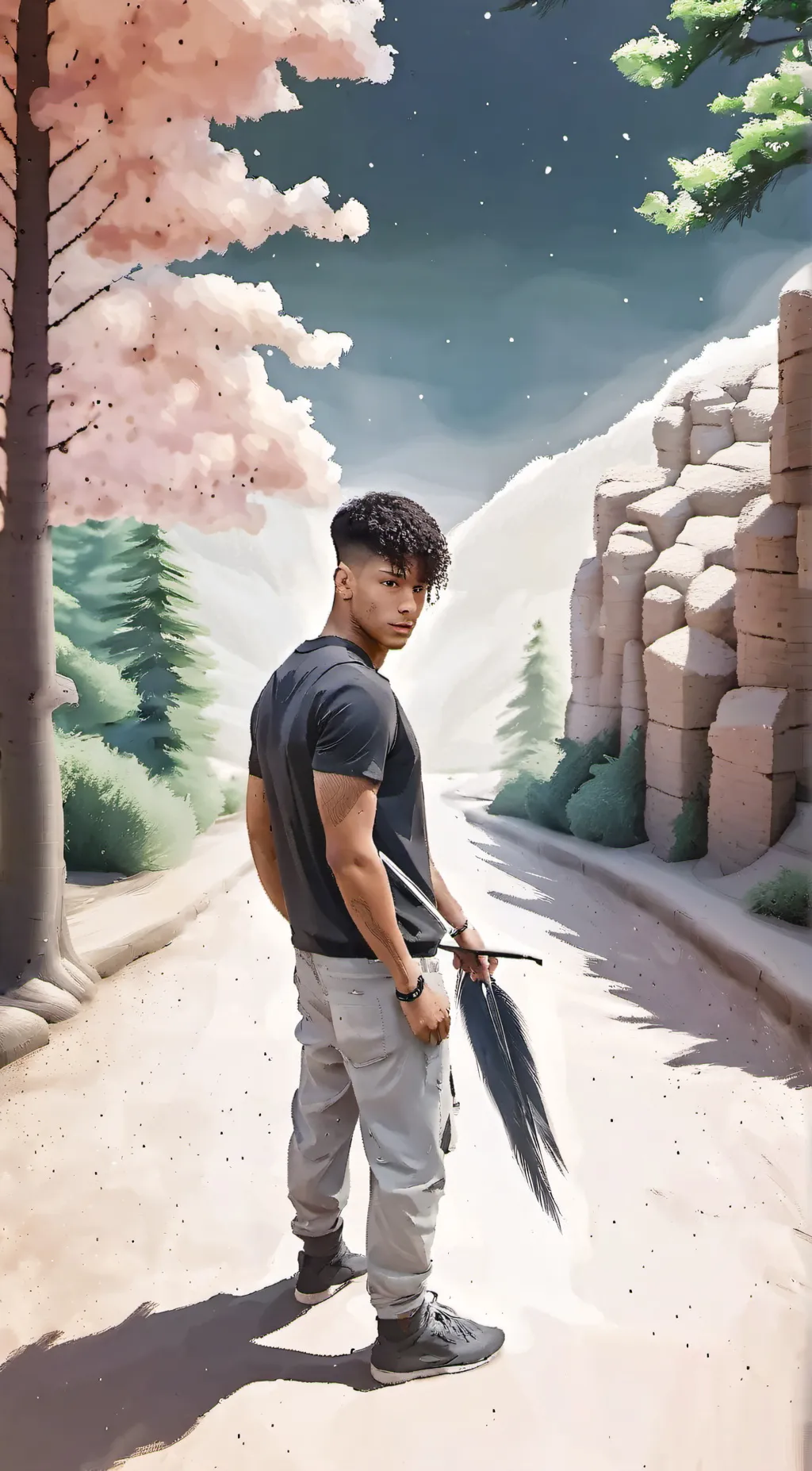 ai character: calebe background