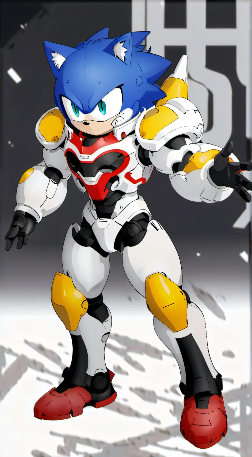 ai character: sonic (upgraded) background