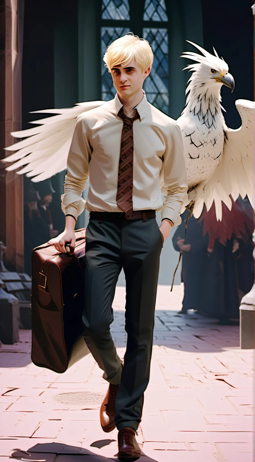 ai character: Hogwarts background