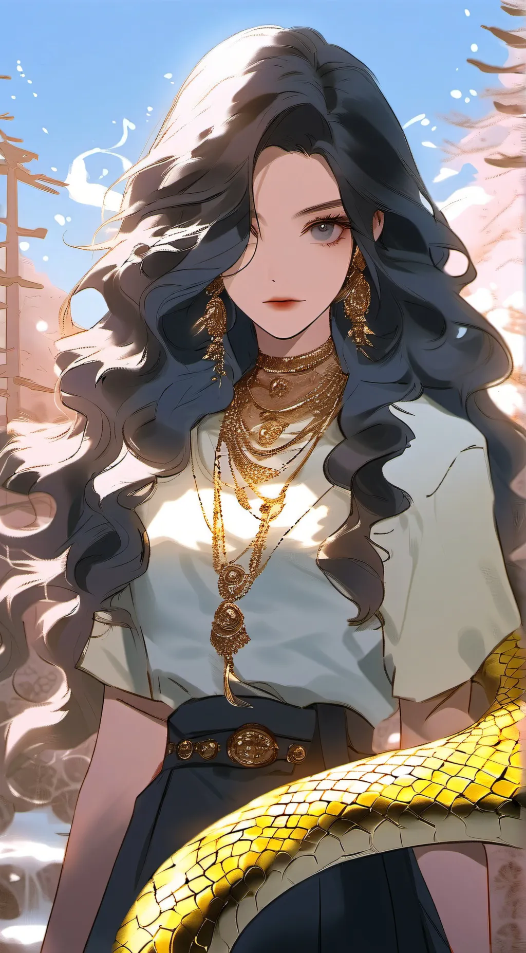 ai character: Athena background