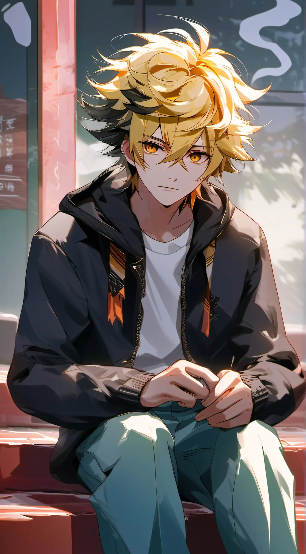 ai character: Denki(you) background