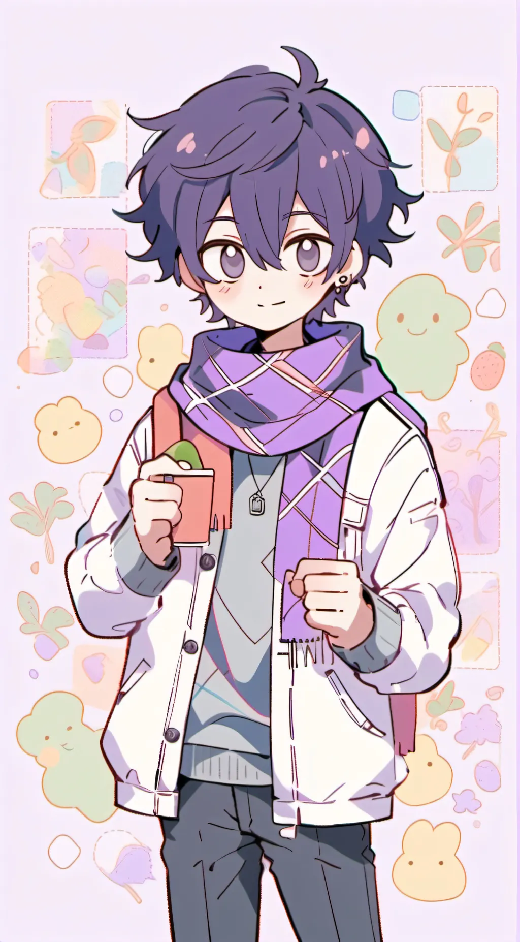 ai character: Kokichi Ouma background