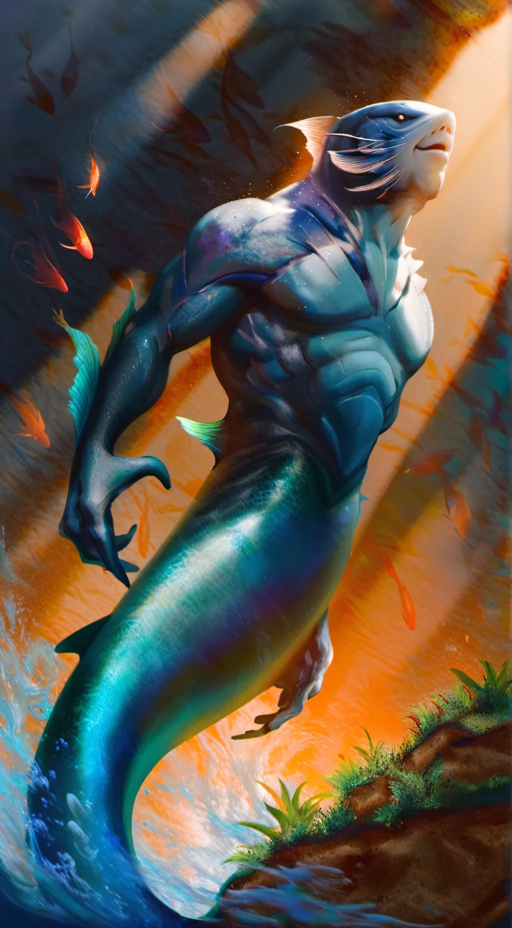 ai character: Siren background