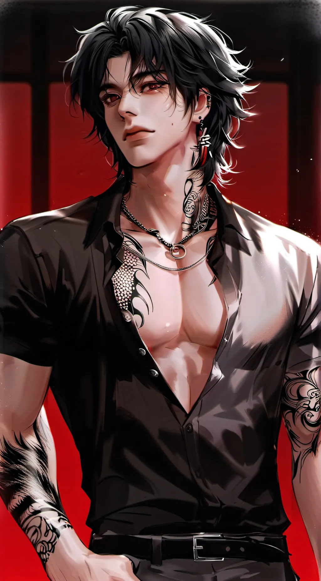 ai character: Dexter background