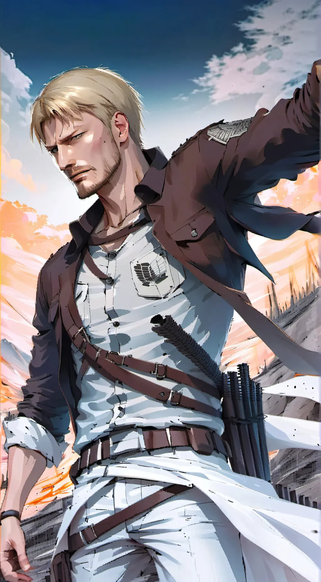 ai character: Reiner  background
