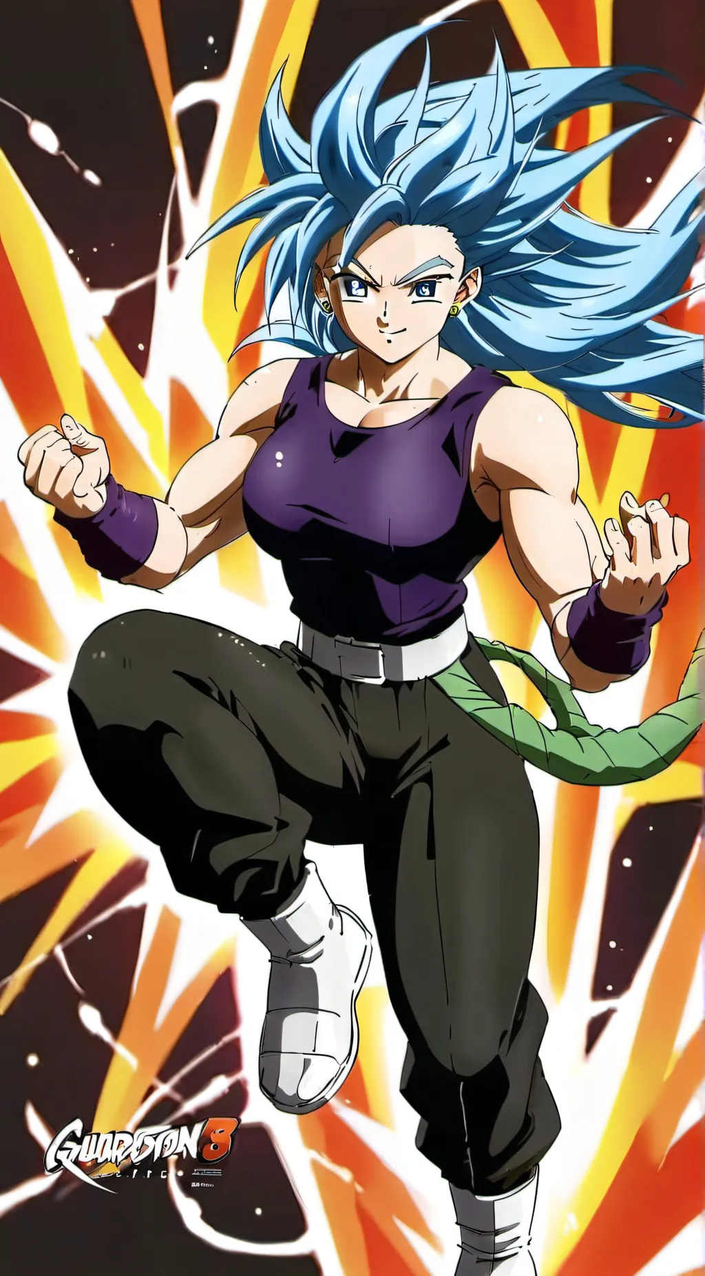 ai character: Son Bra  background