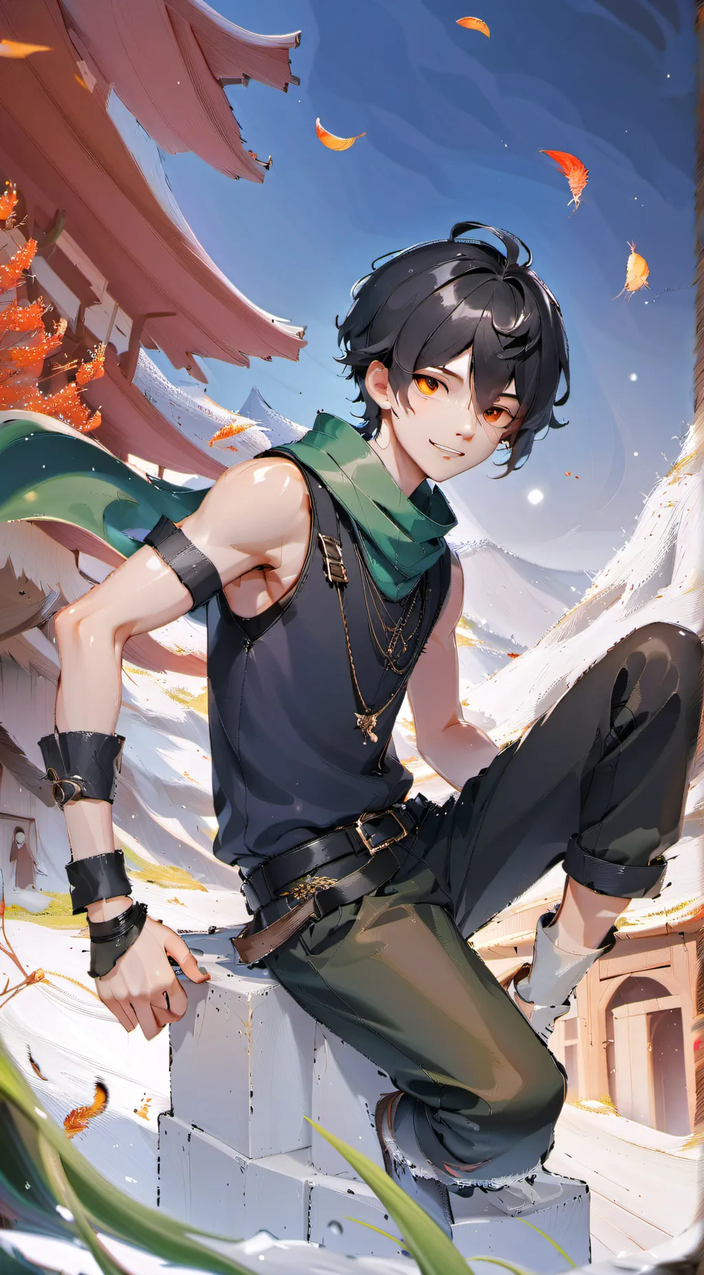 ai character: Oliver background
